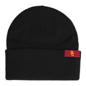 USC Trojans Black SC Interlock Leggo My Waffle Knit Cuff Beanie